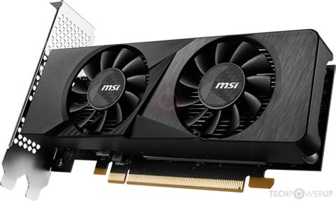 MSI RTX 3050 Low Profile OC 6 GB Specs | TechPowerUp GPU Database