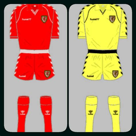 Wales kits for 1987-90. | Wales football team, Wales football, Football ...