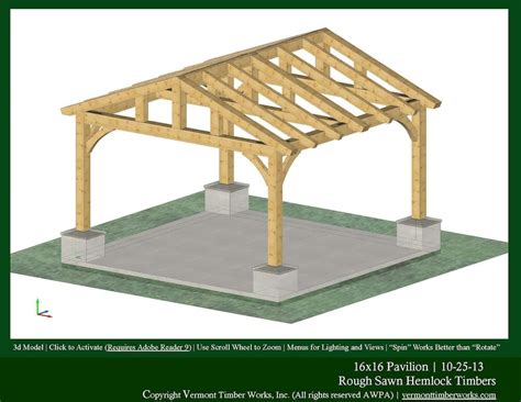 Do You Have Plans For A Simple Pavilion I Can Build Myself? – Vermont Timber Works