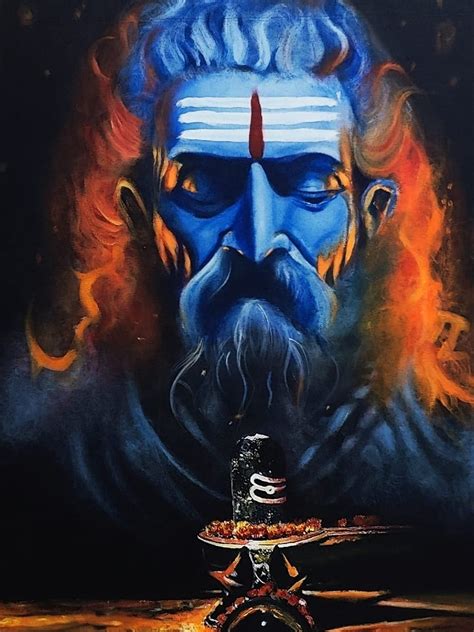 Shiva As Aghori - Namo Namah | Acrylic On Canvas | By Varnik Bansal ...