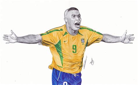 Ronaldo (R9) Pen Drawing | Ronaldo brazil, Ronaldo luís nazário de lima ...