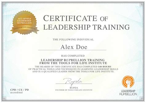 Best Certificate Leadership Training