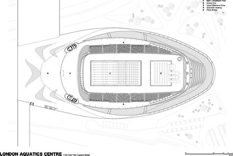 London 2012; Aquatics Centre diagrams and drawings – Architecture of ...
