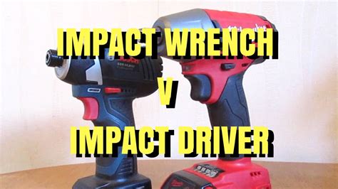 Impact Wrench Vs Impact Driver