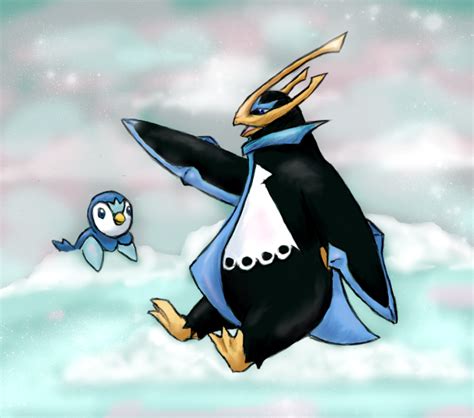 Empoleon and Piplup by DarkCrow3 on DeviantArt