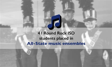 41 Round Rock ISD students placed in All-State music ensembles | Round Rock ISD News