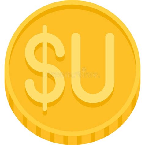 Uruguayan Peso Coin, Name of the Uruguayan Currency Stock Vector ...