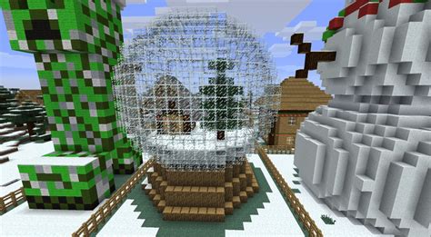 Winter Snowglobe Minecraft Project