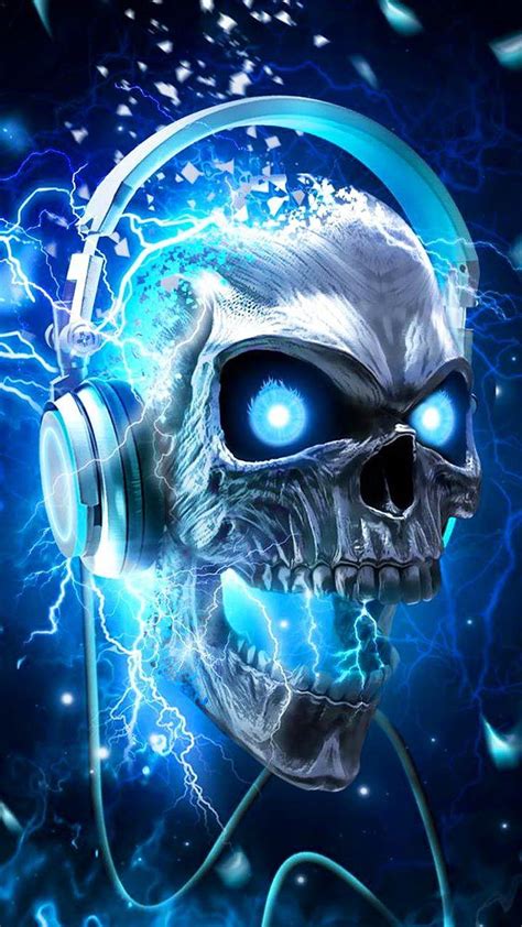 DJ Skulls, rock skull HD phone wallpaper | Pxfuel