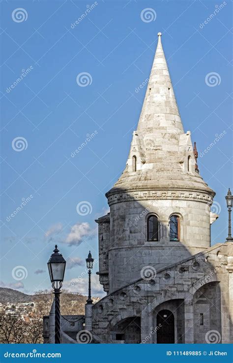 Architecture of Fisherman`s Bastion in Budapest Editorial Image - Image ...