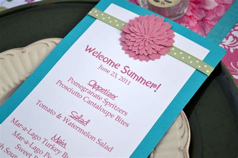 Four Course Summer Dinner Party - celebrate - Little Miss Momma
