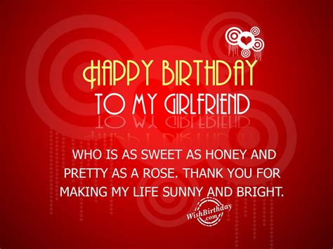 Birthday Wishes For Girlfriend - Birthday Images, Pictures