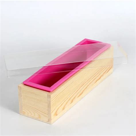 Aliexpress.com : Buy D0019 Wooden Soap Mold with Silicone Liner DIY ...