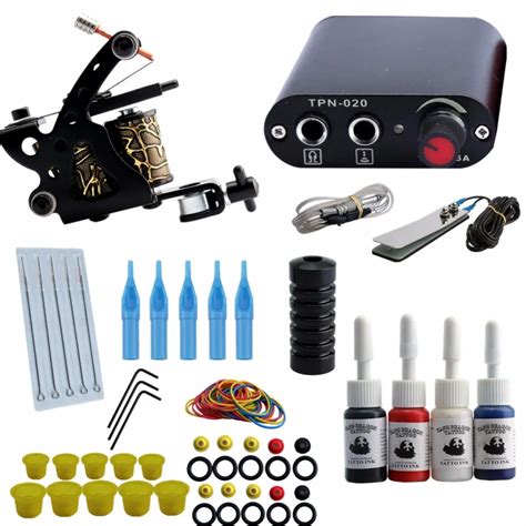 Aliexpress.com : Buy Beginner Tattoo Starter Kits 4 Colors Tattoo Ink ...