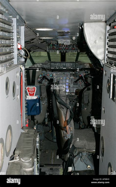 cockpit of the British Airways Concorde exhibit at the Intrepid Sea Air ...