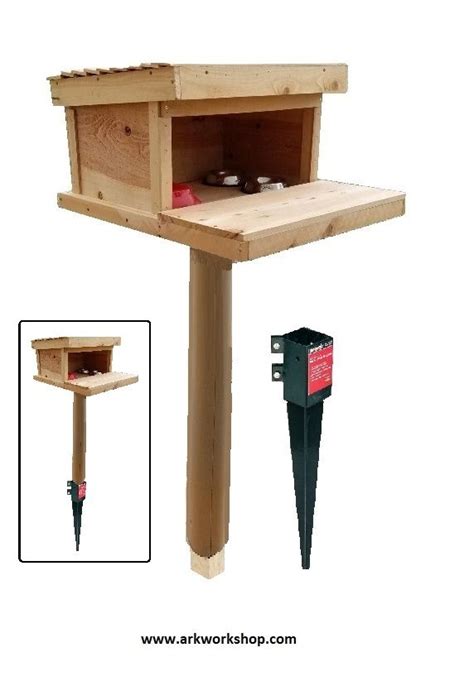 Raccoon Proof (resistant) CAT FEEDER FEEDING SHELTER - yard