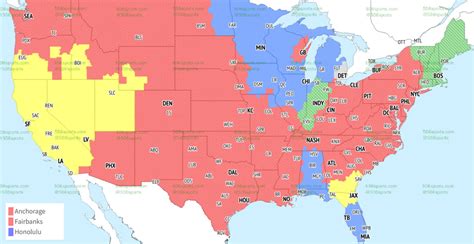 2022 NFL Distribution Map: What game will you get to see in Week 9 ...