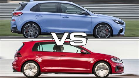 2018 Hyundai i30 N vs 2018 Volkswagen Golf GTI - YouTube