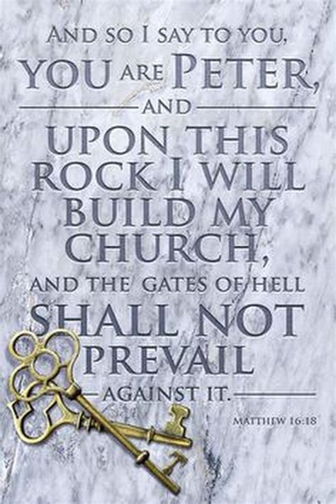 Pin on Upon this Rock I Will build my church