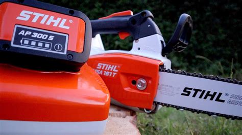 Stihl top handle chainsaw MSA 161 T Review - YouTube