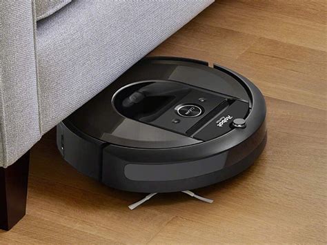 iRobot Roomba i7 smart Wi-Fi robot vacuum has a powerful premium 3-stage cleaning system ...