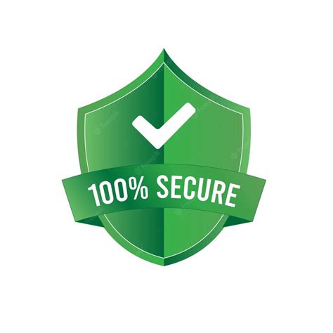 Premium Vector | 100 secure logo, secure badge design, secure vector ...