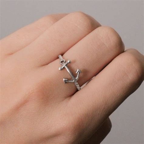 Anchor Ring $32 #jewelry | Fashion rings, Jewelry, Jewelry accessories