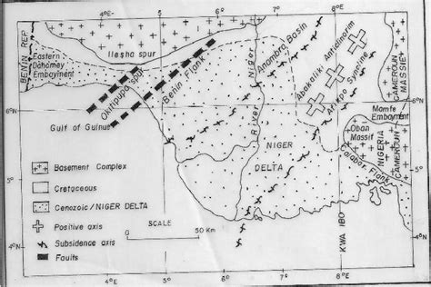 Geological Map of Niger Delta (Modified after Stanley, 1999) | Download Scientific Diagram