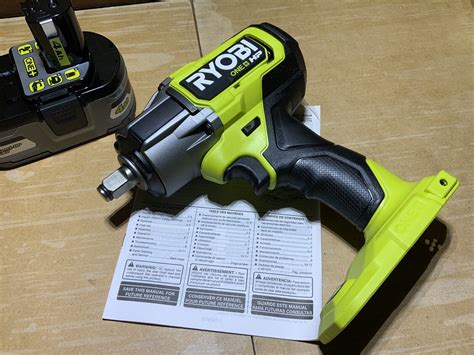 RYOBI P262 ONE+ HP 18V Brushless 1/2” Impact Wrench Kit 4.0 HP Battery | eBay