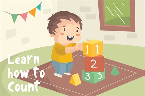 Kid Counting - Vector Illustration | Custom-Designed Illustrations ...