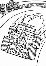 Race Car Coloring Pages sketch template