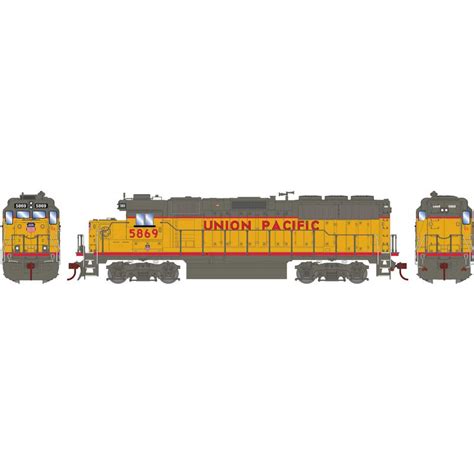 HO EMD GP60 Locomotive with Econami DCC & Sound, UP #5869 Model Train | Athearn