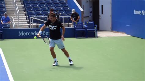 Stan Wawrinka Slow Motion Forehand + Backhand ATP Tennis Technique - YouTube