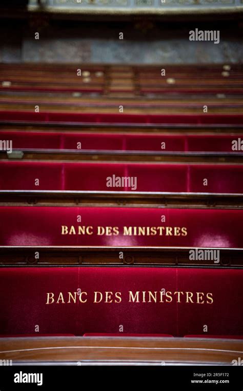 Paris, France. 03rd June, 2023. (French national Assembly is empty ...