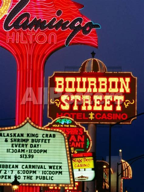 Neon Signs on the Strip, Las Vegas, U.S.A. Photographic Print by Oliver ...