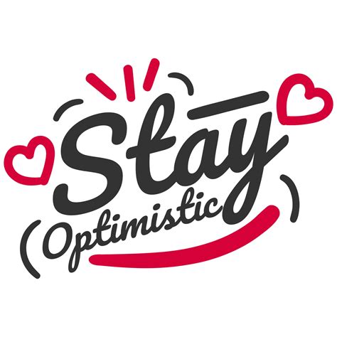 Stay Optimistic Typography 203146 Vector Art at Vecteezy