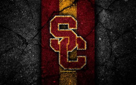 Download wallpapers USC Trojans, 4k, american football team, NCAA ...