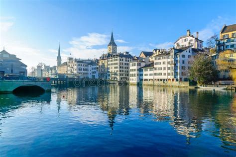 Zurich Old Town Altstadt stock image. Image of skyline - 80451735