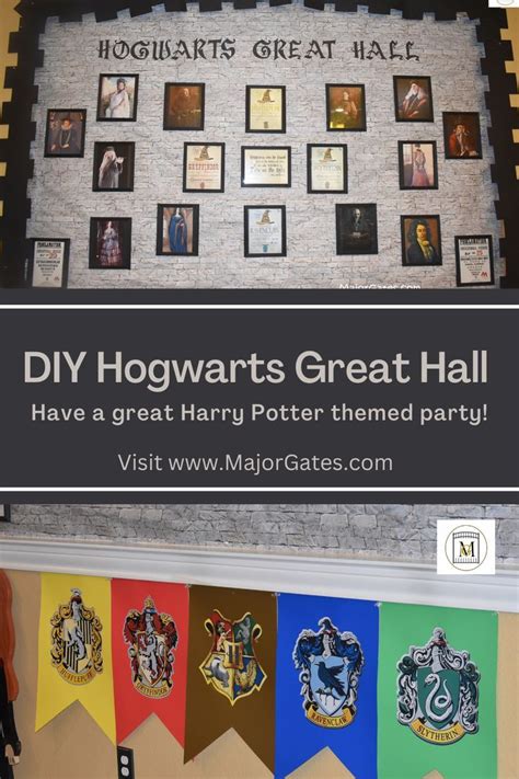 DIY Harry Potter Hogwarts Great Hall in 2022 | Hogwarts great hall ...