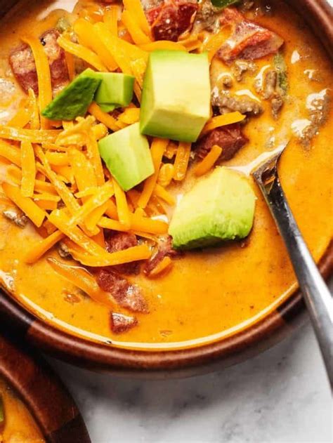 Keto Creamy Taco Soup • Low Carb with Jennifer