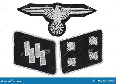 WW2 German Waffen-SS Military Insignia Editorial Photo - Image of ...