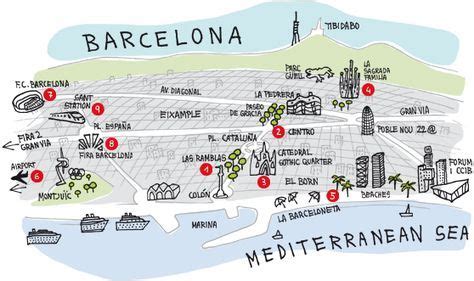 THE BEST TOURIST MAPS IN EUROPE | Mapa turístico de barcelona ...