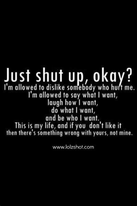 People To Shut Up Quotes. QuotesGram