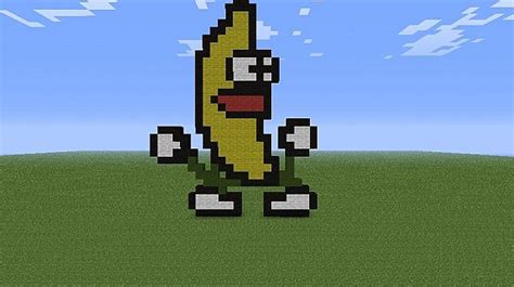 Banana Phone Pixel Art Minecraft Map