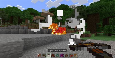 Crossbow Plus addon for Minecraft PE 1.20.41