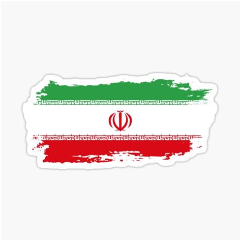 "Abstract Flag Of Iran" Sticker for Sale by NewArt1277 | Redbubble