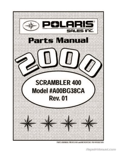 Polaris Scrambler 400 Service Manual Pdf