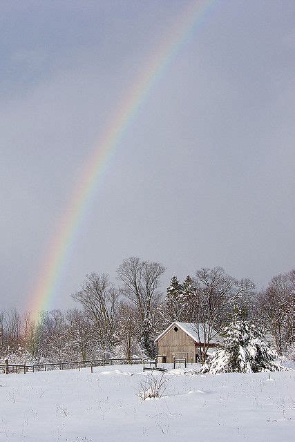 Rainbow after Snowstorm | Winter magic, Rainbow promise, Winter snow