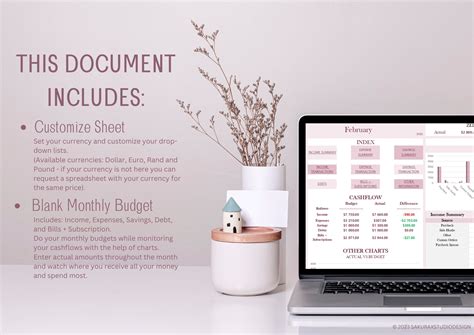 Monthly Budget Template, Microsoft Excel Budget Template, Income ...