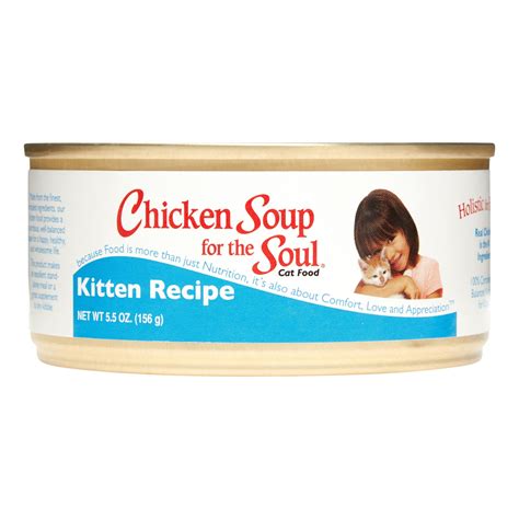 (24 Pack) Chicken Soup For The Soul Kitten Recipe Wet Cat Food, 5.5 oz. Cans - Walmart.com ...